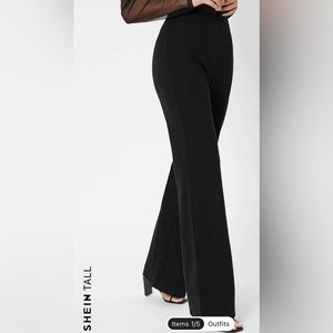Shein Tall black high waisted palazzo pants